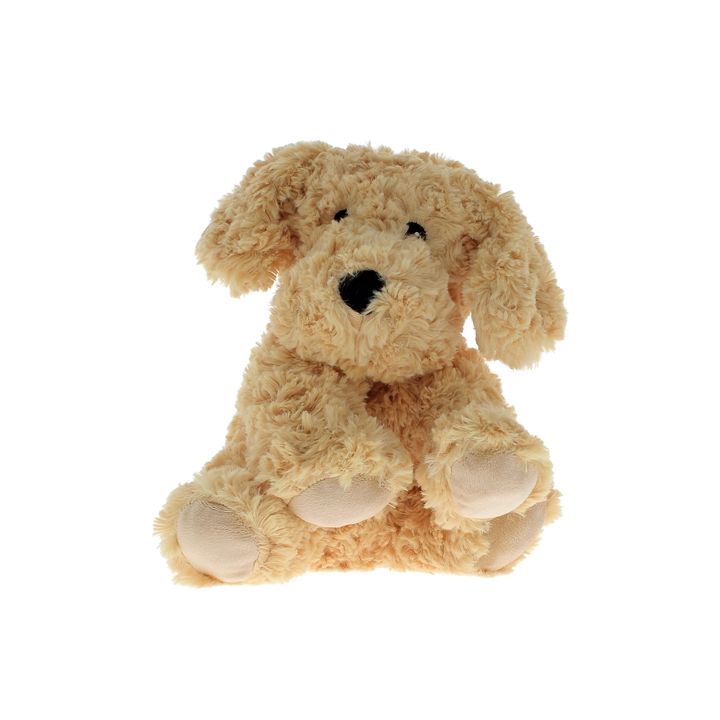Cozy peluche bouillotte chien Soframar - 1 peluche de 27 cm