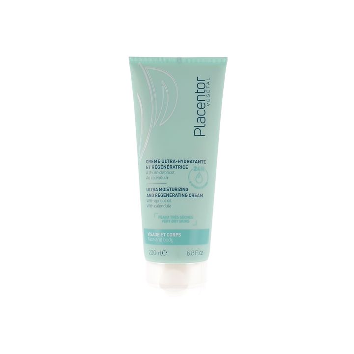 Crème ultra-hydratante et régénératrice Placentor - flacon de 200 ml