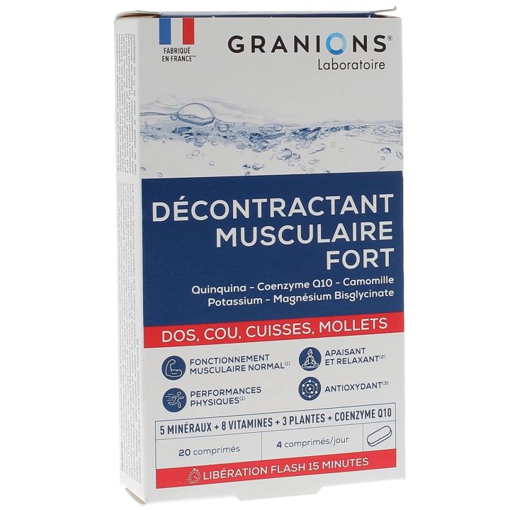 Décontractant musculaire fort Granions