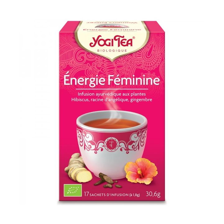 Energie féminine BIO Yogi Tea - boite de 17 sachets 