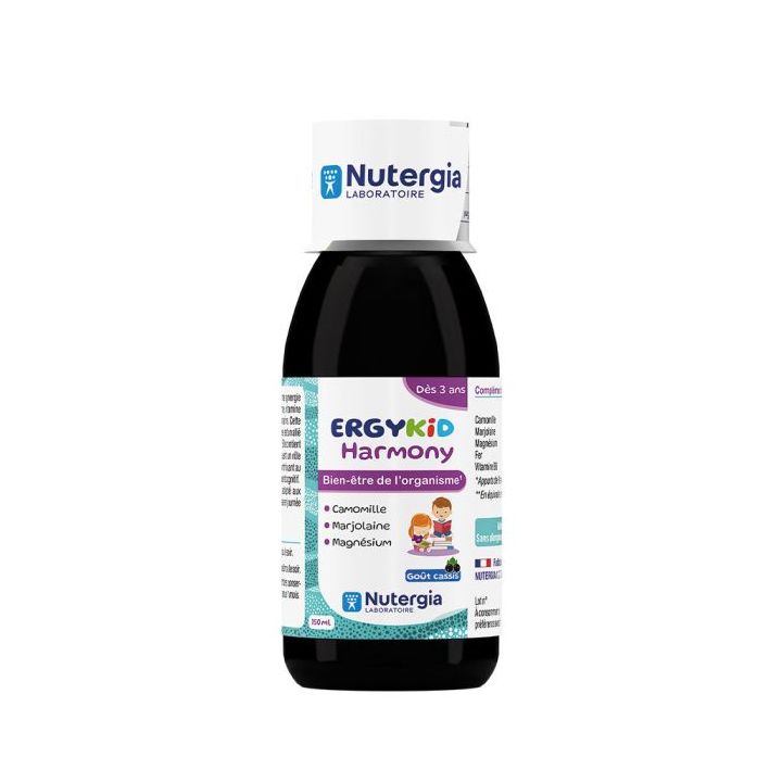 Ergykid Harmony bien-être de l'organisme Nutergia - flacon de 150ml