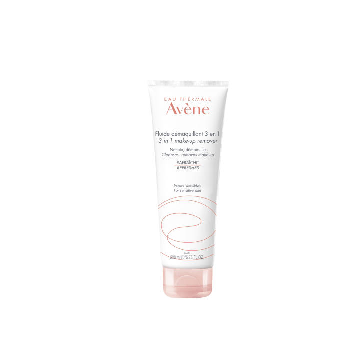 Fluide démaquillant 3 en 1 Avène - tube de 200 ml