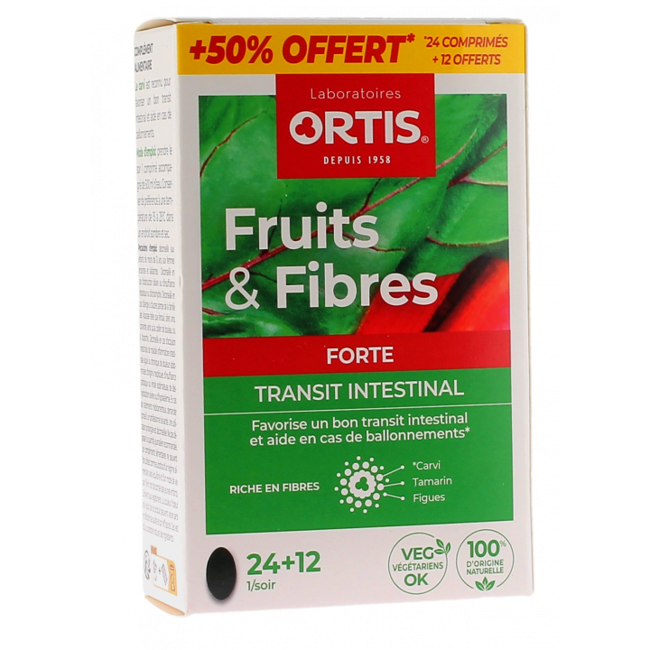 Fruits & Fibres Forte Transit intestinal Ortis