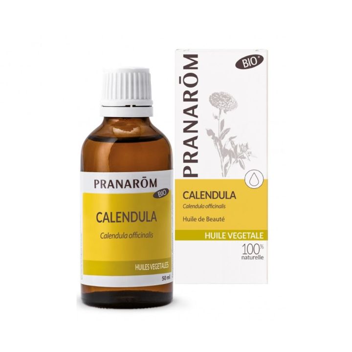 Huile de macération bio calendula Pranarôm - flacon de 50 ml