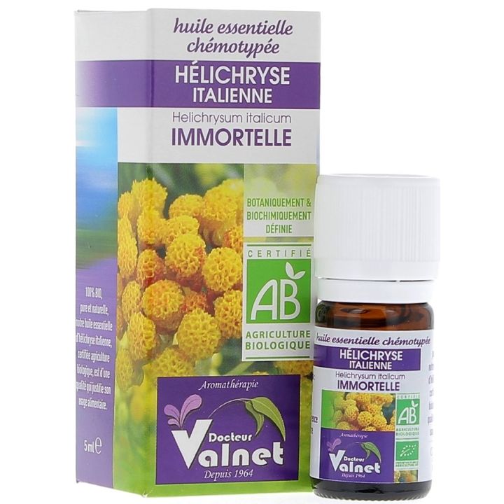 Huile essentielle Hélichryse italienne Bio Dr Valnet - 5 ml