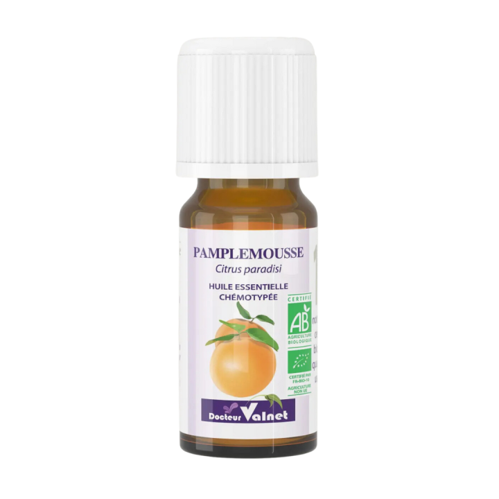 Huile essentielle Pamplemousse Bio Dr Valnet - 10 ml