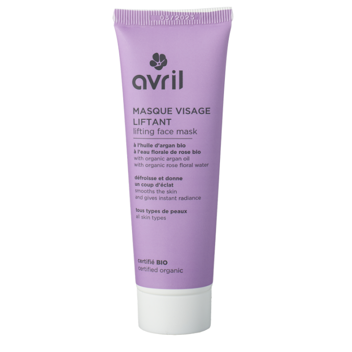 Masque visage liftant bio Avril - tube de 50 ml