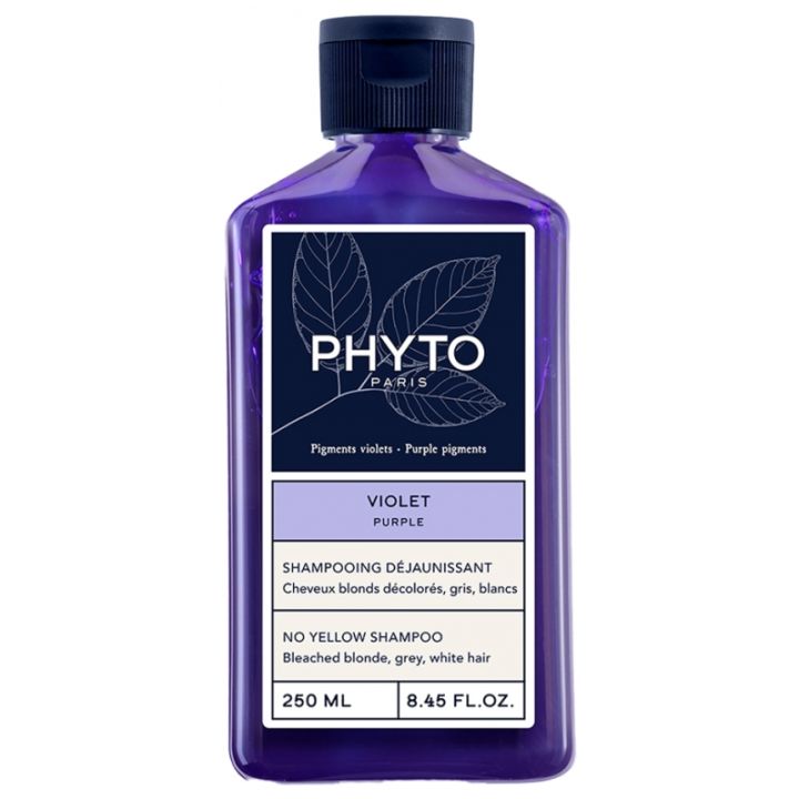 PhytoViolet Shampoing déjaunissant Phyto Paris - flacon de 250 ml