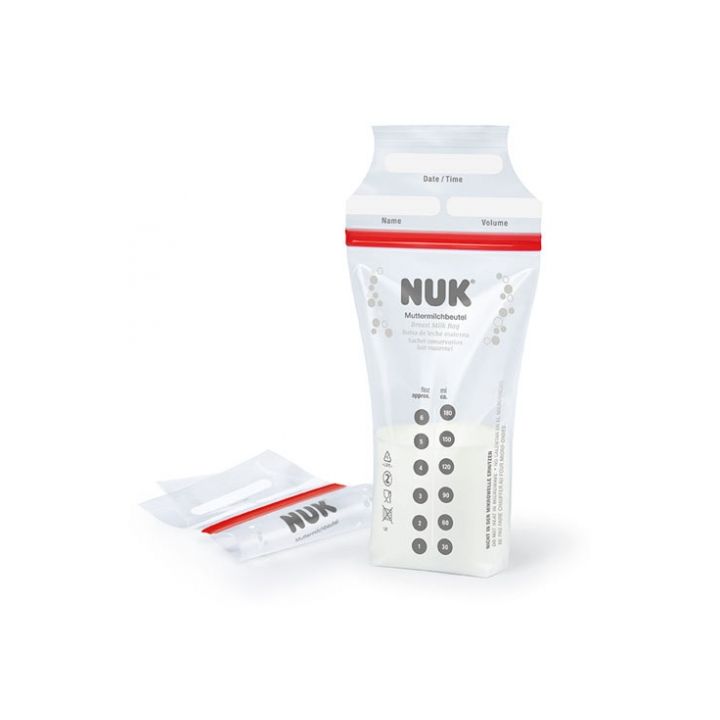 Sachets conservation lait maternel NUK - boîte de 25 sachets