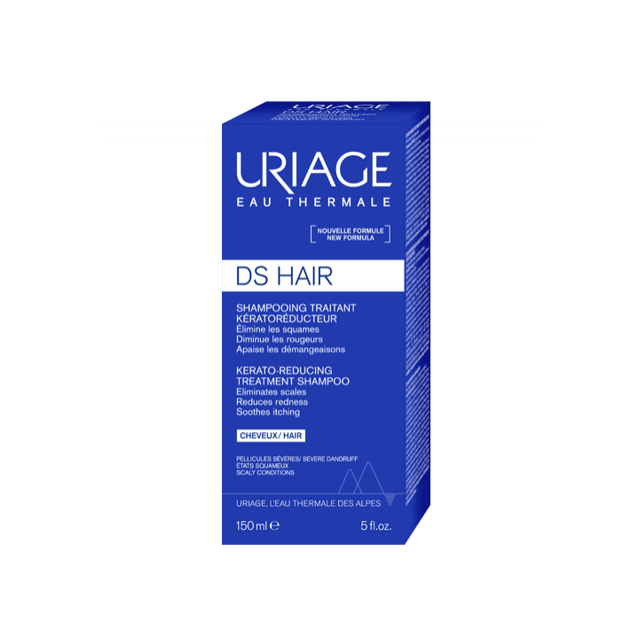 DS Hair Shampooing traitant kératoréducteur Uriage - tube de 150 ml