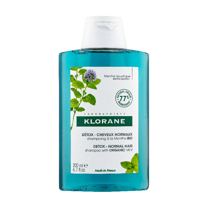 Shampooing détox anti-pollution Menthe Aquatique bio Klorane