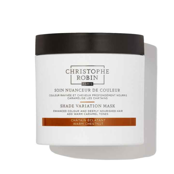 Soin nuanceur de couleur châtain éclatant Christophe Robin - pot de 250ml
