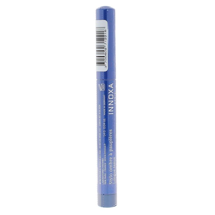 Stylo ombre à paupières longue tenue waterproof Innoxa - 1 stylo de 1,4g - Bleu azur