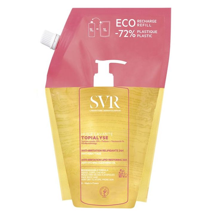 Topialyse Huile lavante SVR - éco-recharge de 1L