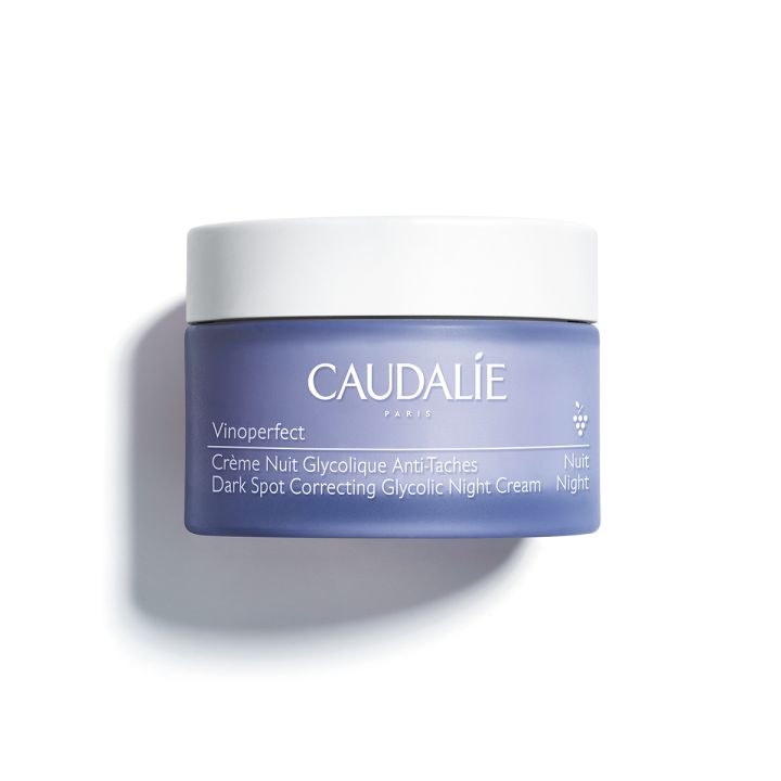 Vinoperfect crème nuit glycolique anti-taches Caudalie - pot rechargeable de 50ml