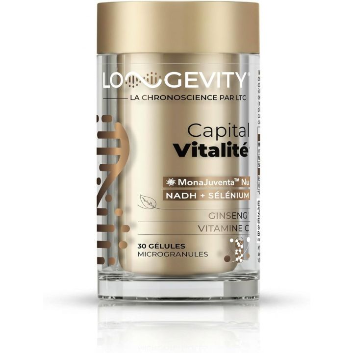 Longevity capital vitalité Les 3 Chênes - pot de 30 gélules 