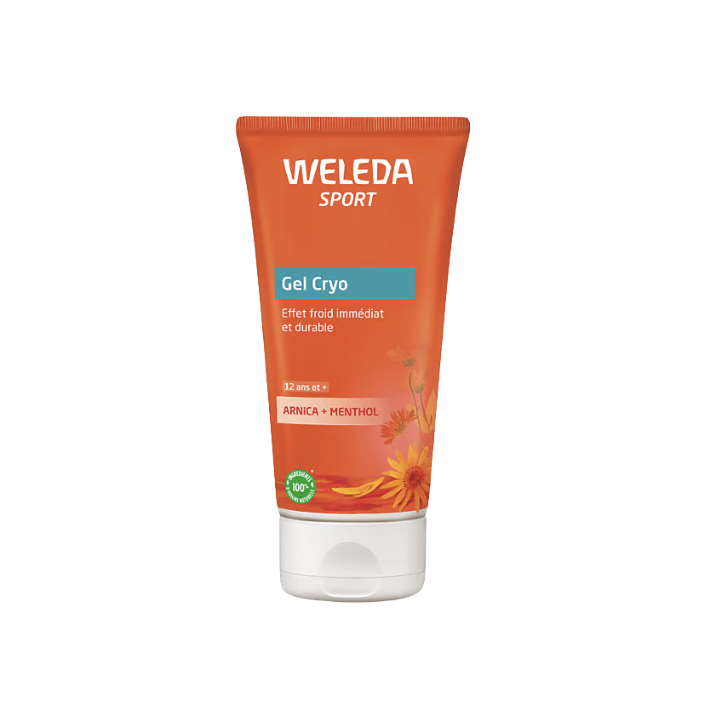 Gel cryo effet froid immédiat et durable Weleda - tube de 100ml