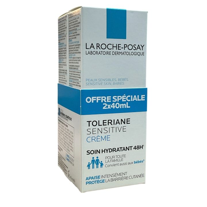 Tolériane Sensitive Crème La Roche-Posay - lot de 2 tubes de 40ml