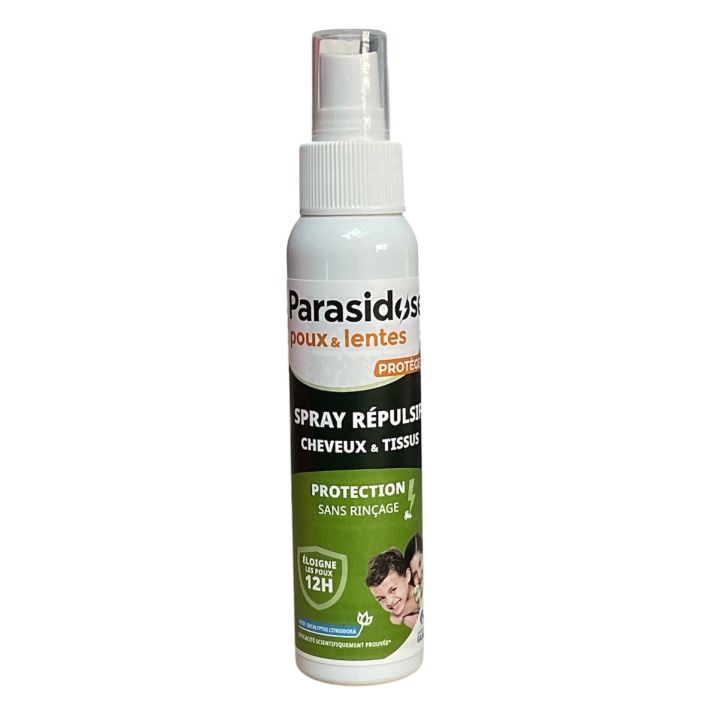 Spray répulsif poux et lentes Parasidose - spray de 100ml