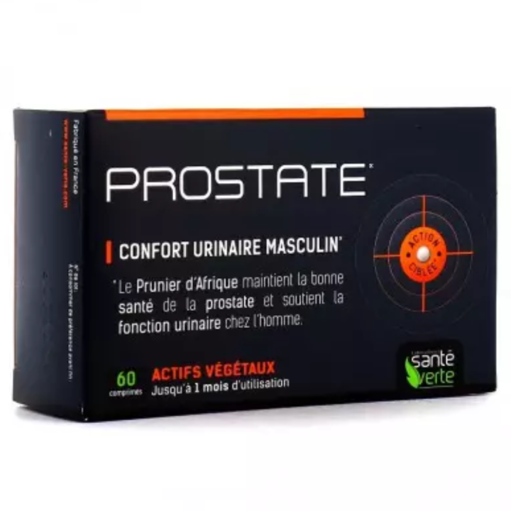 Prostate confort urinaire masculin Santé Verte - boite de 60 comprimés