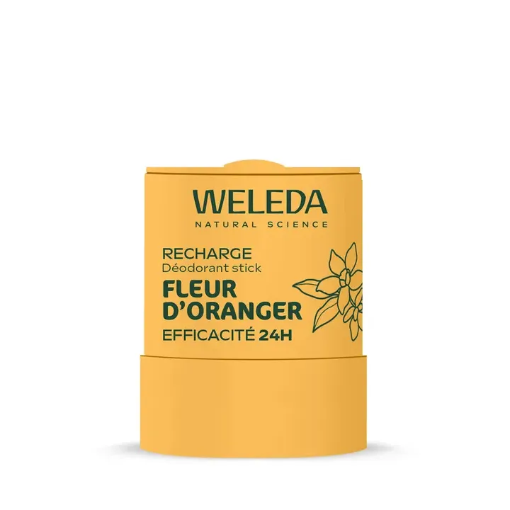 Recharge déodorant stick fleur d'oranger Weleda - recharge de 50g