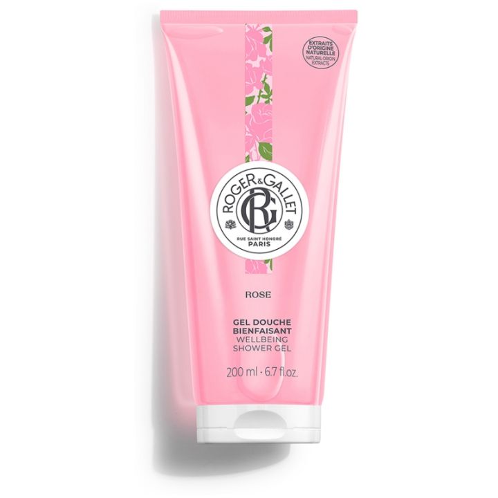 Douche douche bienfaisant rose Roger & Gallet - tube de 200 ml