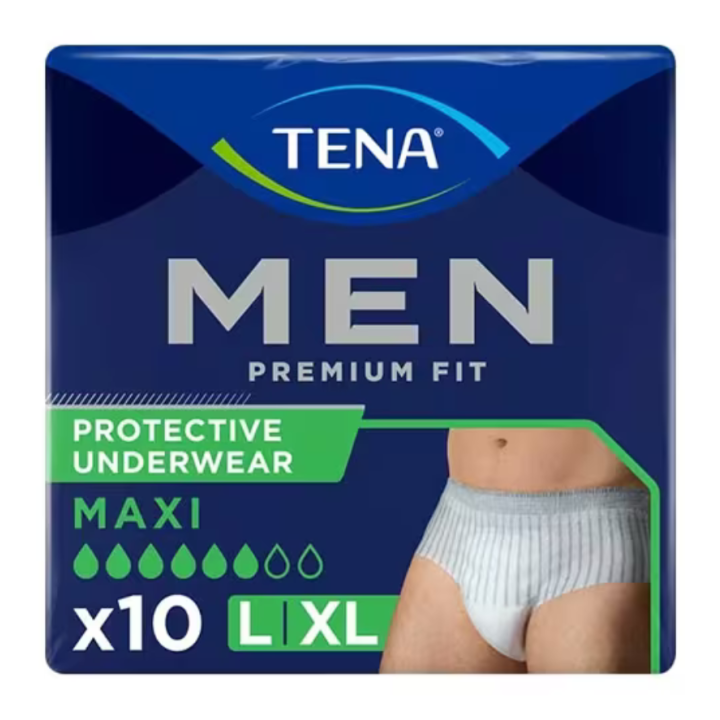 Premium fit maxi protection urinaire men niveau 4 Tena - sachet de 10 protections