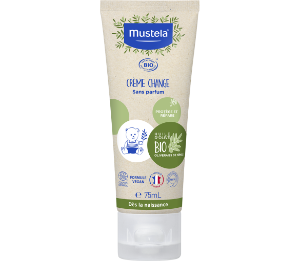 Crème change bio sans parfum Mustela - tube de 75 ml - image 1