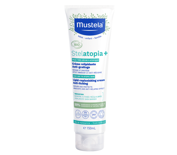 Stelatopia+ Crème relipidante anti-grattage bio Mustela - tube de 150ml - image 1