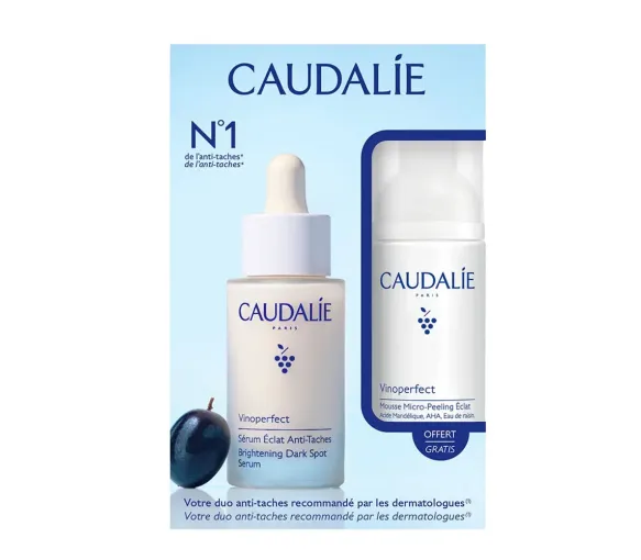Vinoperfect coffret sérum anti-taches + mousse micro-peeling Caudalie - coffret de 2 produits - image 1