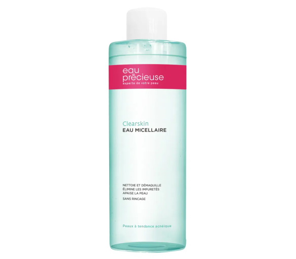 Eau précieuse clearskin eau micellaire démaquillante - flacon 400 ml