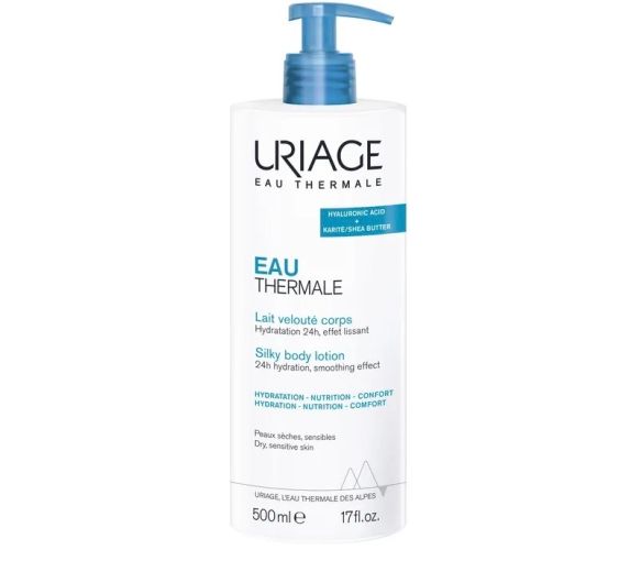 Lait velouté corps Uriage - flacon-pompe de 500ml - image 1