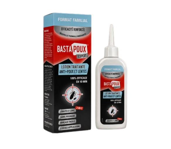 BastaPoux expert lotion traitante anti-poux et lentes PediAct - flacon de 200ml - image 1