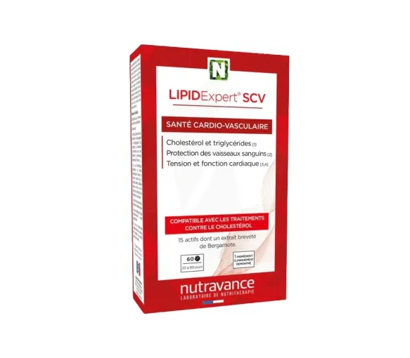 LIPIDExpert SCV Nutravance - boîte de 60 comprimés