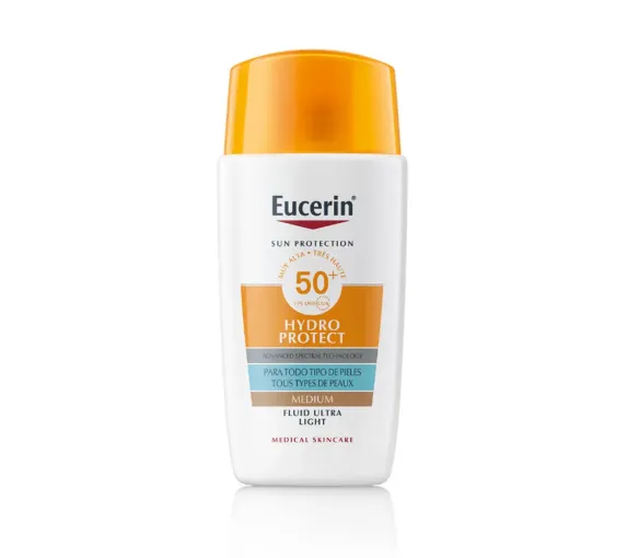 Hydro Protect Fluide ultra-léger teinté SPF 50+ Eucerin - flacon de 50ml - image 1
