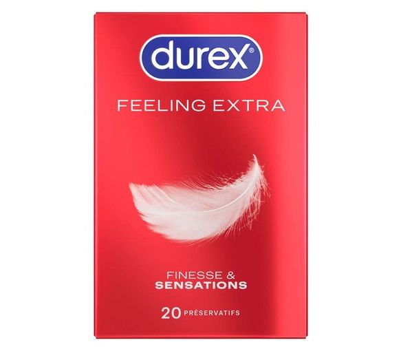 Préservatifs Feeling Extra Durex - boîte de 20 préservatifs