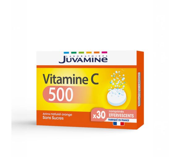 Vitamine C 500 Juvamine - boîte de 30 comprimés effervescents