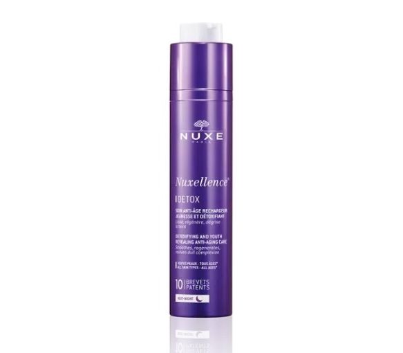 Nuxellence Détox soin nuit anti-âge Nuxe - flacon pompe de 50ml