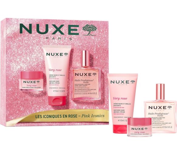 Coffret Les Iconiques en rose Nuxe – 3 produits - image 1