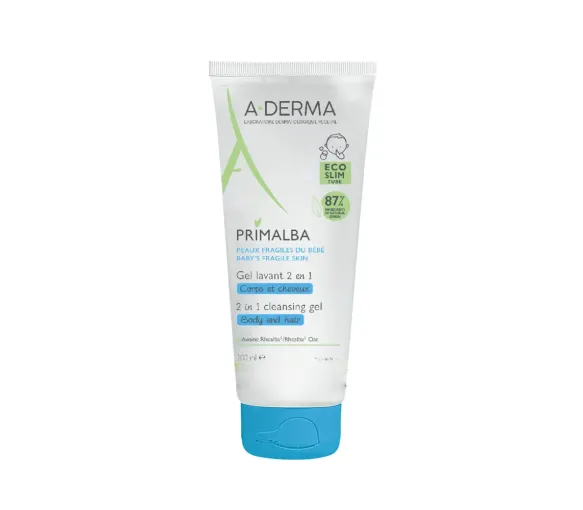 Primalba gel lavant 2 en 1 corps et cheveux A-Derma - tube de 200ml - image 1