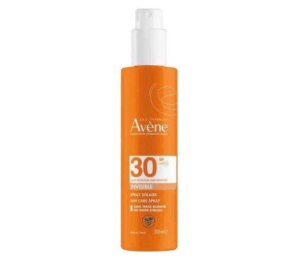 Spray solaire invisible haute protection SPF 30 Avène - 1 spray de 200ml