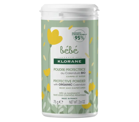 Poudre protectrice au calendula bio bébé Klorane - image 1