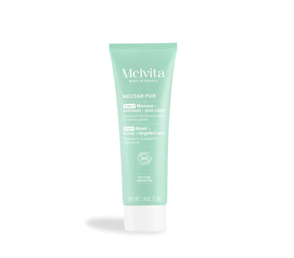 Nectar Pur masque 3en1 exfoliant Melvita - tube de 75ml - image 1