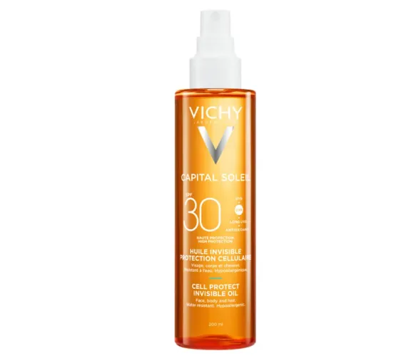 Capital Soleil SPF30 huile invisible protection cellulaire Vichy - spray de 200ml - image 1