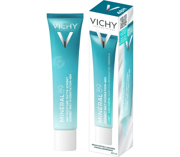 Minéral 89 gel sorbet mat hydratation 48h Vichy - tube de 40ml - image 1