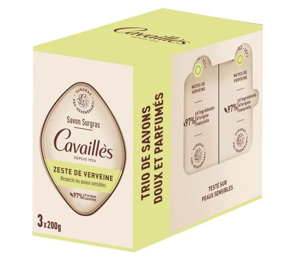 Savon surgras zeste de verveine Rogé Cavaillès - image 2