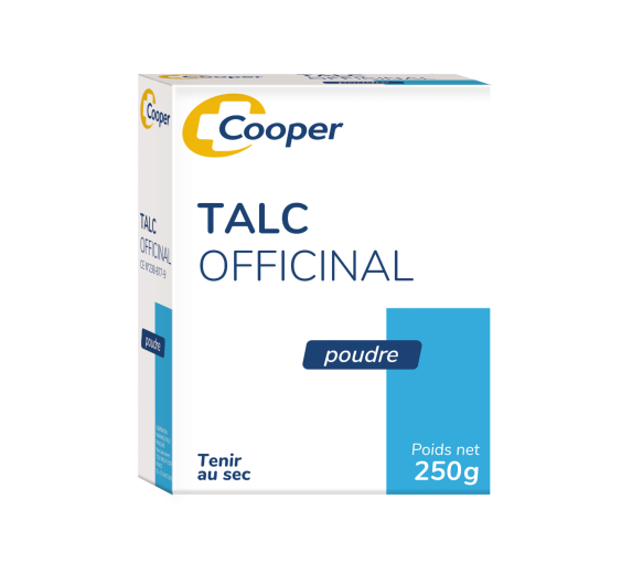 Talc officinal poudre Cooper - boîte de 250 g