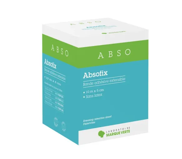 Absofix bande adhésive extensible Abso - boîte d'une bande de 10m x 5cm