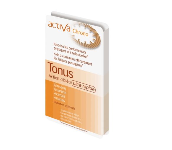 Tonus action ciblée ultra rapide Activa chrono - boite de 15 gélules - image 1