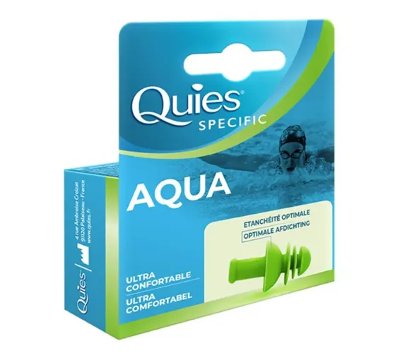 Quies Specific Aqua protection auditive - 1 paire réutilisable